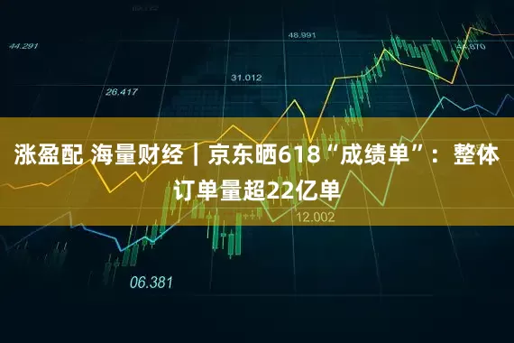 涨盈配 海量财经｜京东晒618“成绩单”：整体订单量超22亿单