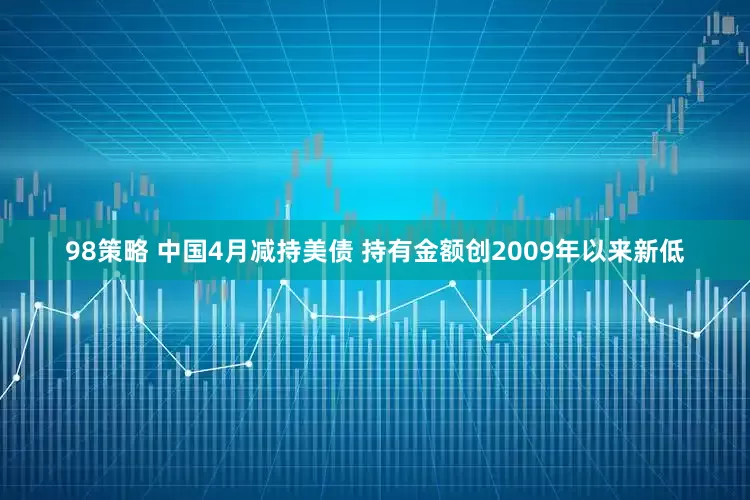 98策略 中国4月减持美债 持有金额创2009年以来新低