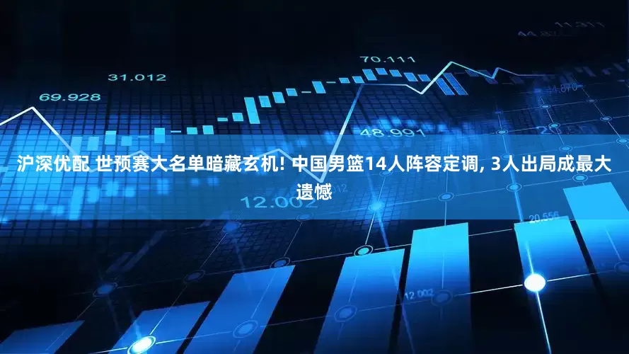 沪深优配 世预赛大名单暗藏玄机! 中国男篮14人阵容定调, 3人出局成最大遗憾